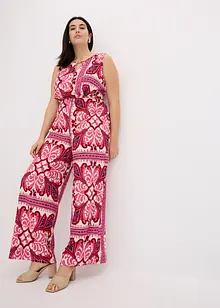 Jumpsuit med print, bonprix