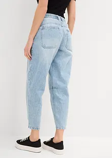 Barrel-jeans Mid Waist Low Stretch, cropped, bonprix