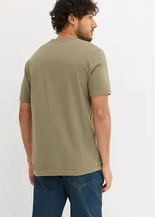 T-skjorte i 100% økologisk bomull (2-pack), bonprix