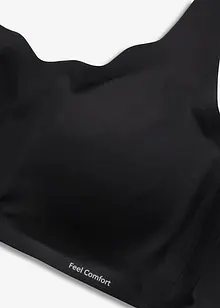 Vattert Feel Comfort Lasercut T-skjorte-BH uten bøyle, bonprix