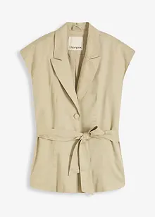 Ermeløs blazer i lyocell, bonprix