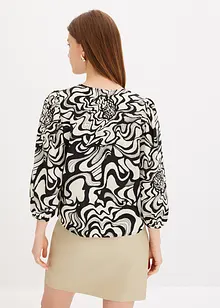 Mønstret bluse, bonprix