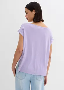 Oversized topp i lett viskose, bonprix