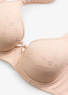 Padded-BH med broderte cuper, bonprix