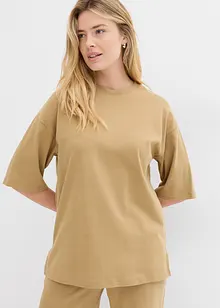 Lang topp i interlock-materiale, bonprix