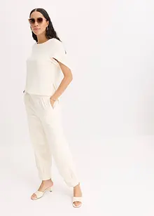 Oversized topp i lett viskosemiks, bonprix
