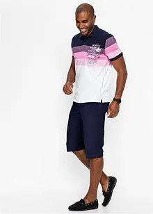 Kortermet poloskjorte i jersey i 100% bomull, bonprix