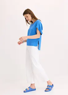 Oversized topp i lett viskosemiks, bonprix