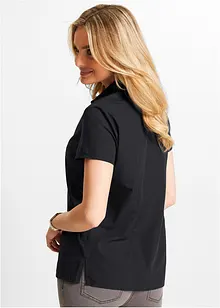 Kortermet bluse i poplin, bonprix