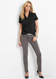Kortermet bluse i poplin, bonprix