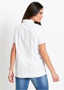 Kortermet bluse i poplin, bonprix