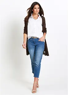 Kortermet bluse i poplin, bonprix