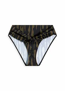 High Waist-bikinibukse med høy benskjæring, bonprix