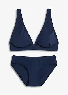 Bikini (2-delt sett) i skinnende materiale, bonprix