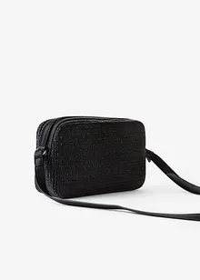 Skulderveske i strå-look, bonprix