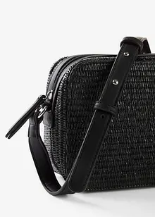 Skulderveske i strå-look, bonprix