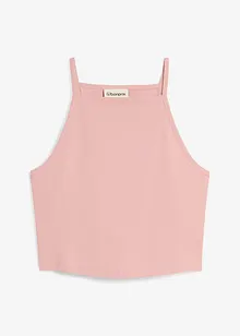 Ribbet topp i økologisk bomull, bonprix