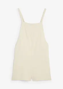 Kort jumpsuit i luftig lin-miks, bonprix