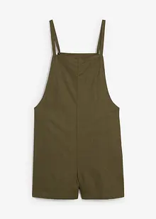 Kort jumpsuit i luftig lin-miks, bonprix