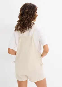 Kort jumpsuit i luftig lin-miks, bonprix
