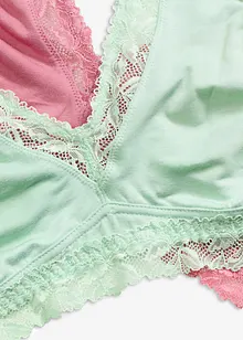 Feel Comfort-bralette i mykt materiale (2-pack), bonprix