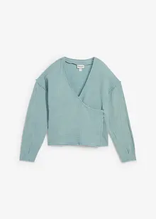 Blusetopp i ren bomull, bonprix