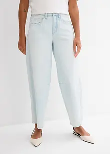 Loose Fit-jeans, Mid Waist, super soft cropped, bonprix