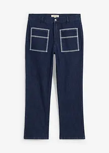 Straight-jeans High Waist, cropped, bonprix