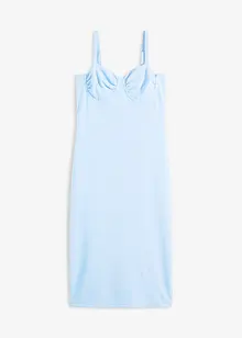Midikjole med fin sateng, bonprix