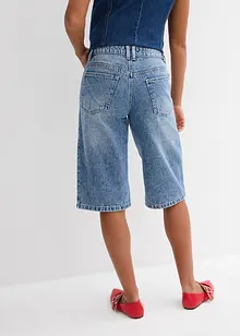 Bermudashorts i denim Mid Waist, Low Stretch, bonprix