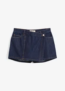 Bukseskjørt i denim, Mid Waist, bonprix