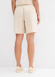 Pull on-shorts i bomullskrepp, bonprix