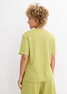 Topp i lett strukturert krepp, bonprix