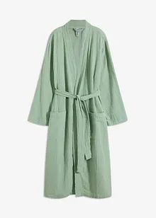 Morgenkåpe i musselin, oversized, bonprix