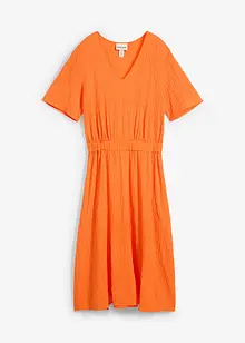 Midikjole i lett krepp, bonprix