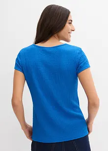 T-skjorte i strukturert krepp, bonprix
