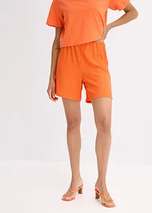Jerseyshorts i lett krepp, bonprix