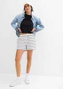 Sweatshorts i bomullsmiks, bonprix