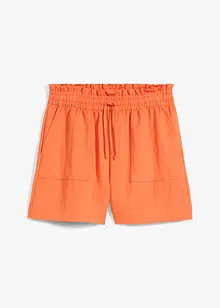 Paperbag-shorts i lett lyocell, bonprix