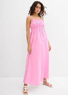 Kjole med stropper i ren økologisk bomull, bonprix