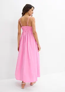 Kjole med stropper i ren økologisk bomull, bonprix