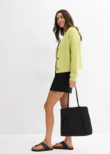 Trikotkjole i økologisk bomull (2-pack), bonprix