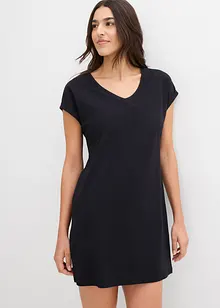 Trikotkjole i økologisk bomull (2-pack), bonprix