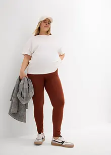 Mammaleggings i økologisk bomull (2-pack), bonprix