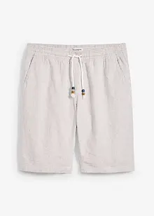 Bermudashorts i linmiks, Regular Fit, bonprix