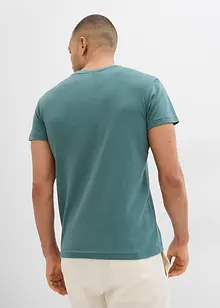 T-skjorte i ribbemateriale, Slim Fit (2-pack), bonprix