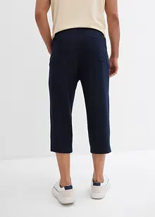 3/4-lang sweatbukse med denim-look og komfortlinning, bonprix