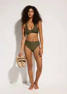 High Waist-bikinibukse med høy benskjæring, bonprix