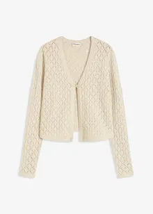 Kort cardigan med paljetter, bonprix