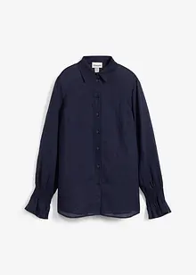 Skjortebluse av ramie, bonprix